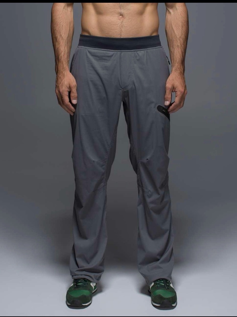 Lululemon Men’s Seawall Track Pant 2.0 in black/gray size M tall